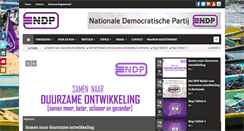 Desktop Screenshot of ndpsuriname.com